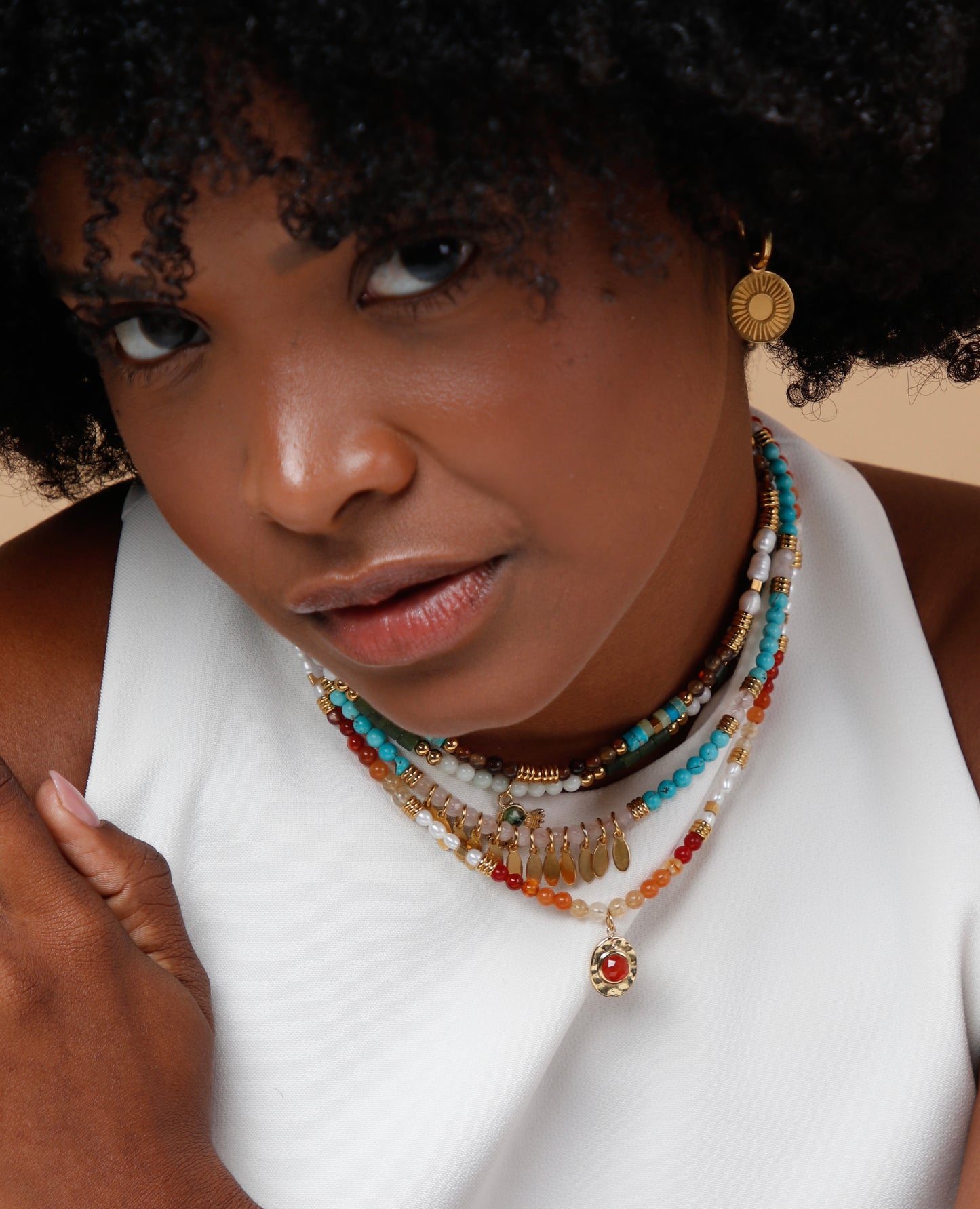 Alissa beaded necklace