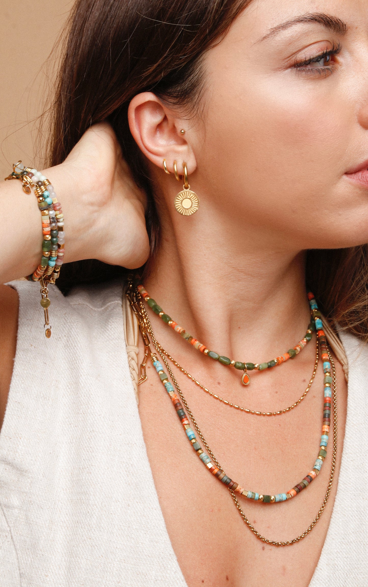 Mila beaded necklace