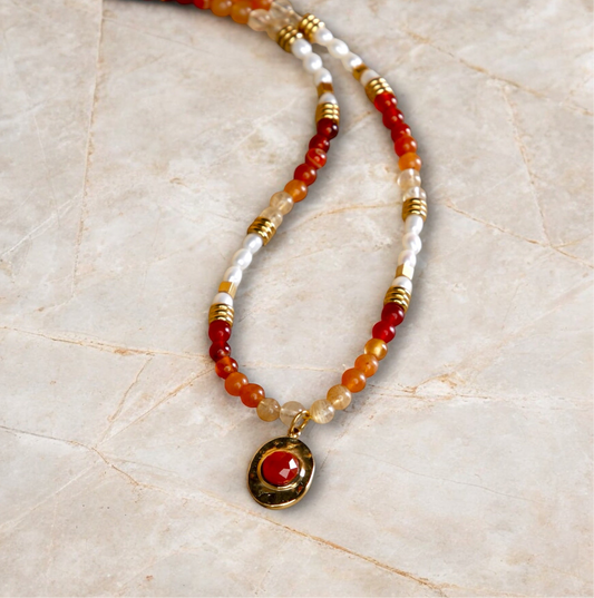 Alissa beaded necklace
